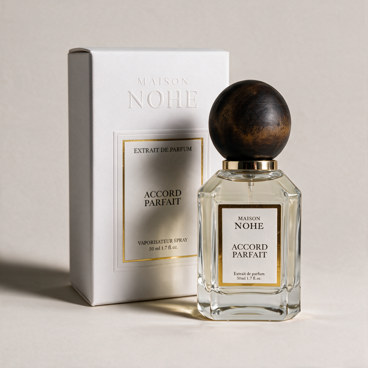 Accord Parfait, Maison Nohe, flacon 50 ml et son coffret