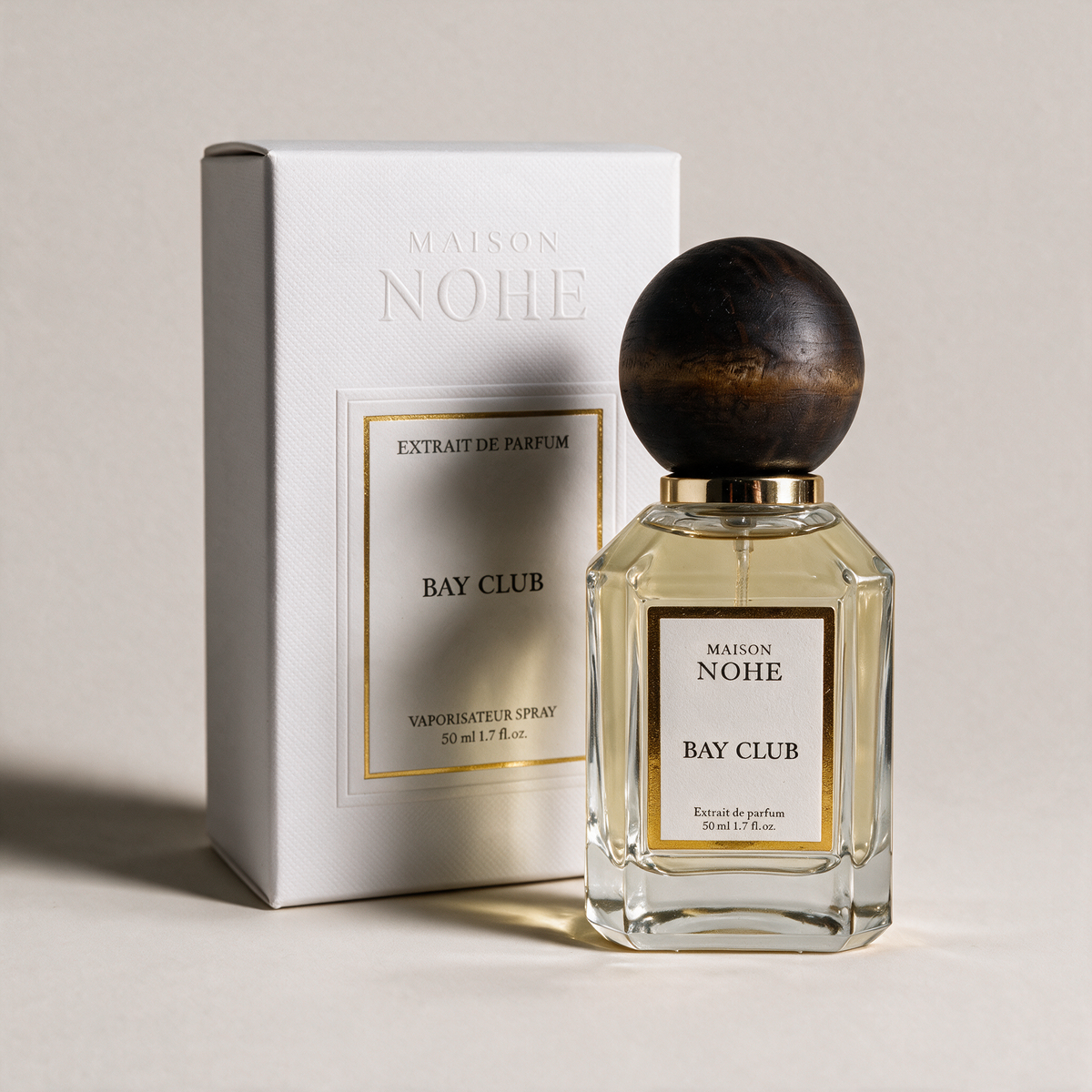 Bay Club, Maison Nohe, flacon 50 ml et son coffret