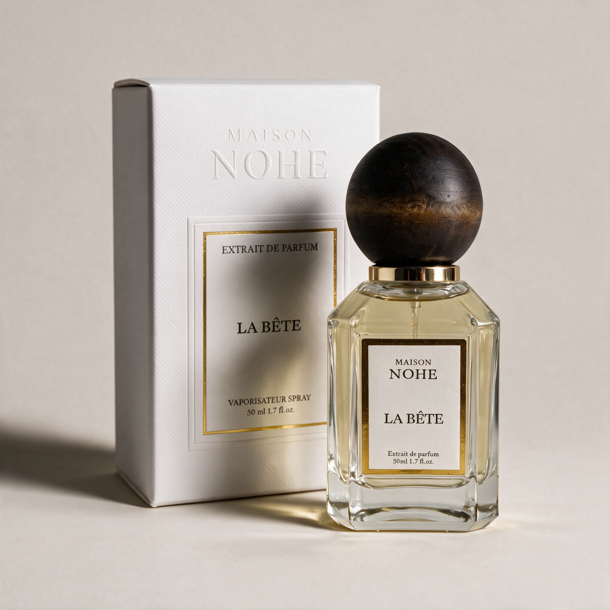 La Bête, Maison Nohe, flacon 50 ml et son coffret