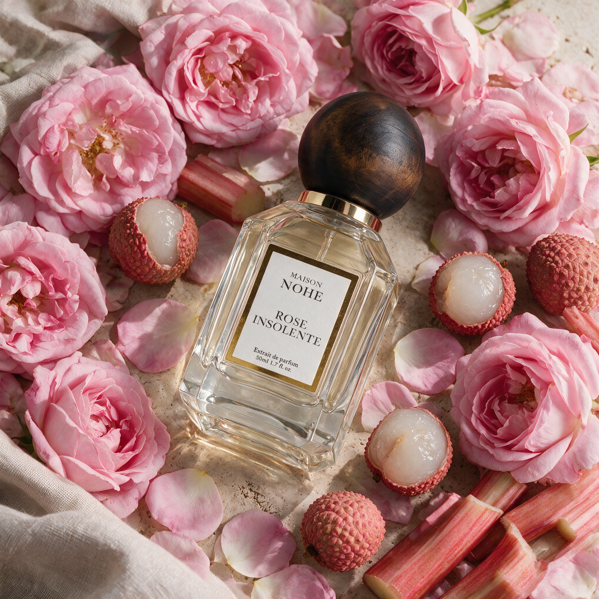 Rose Insolente, extrait de parfum, et ses notes