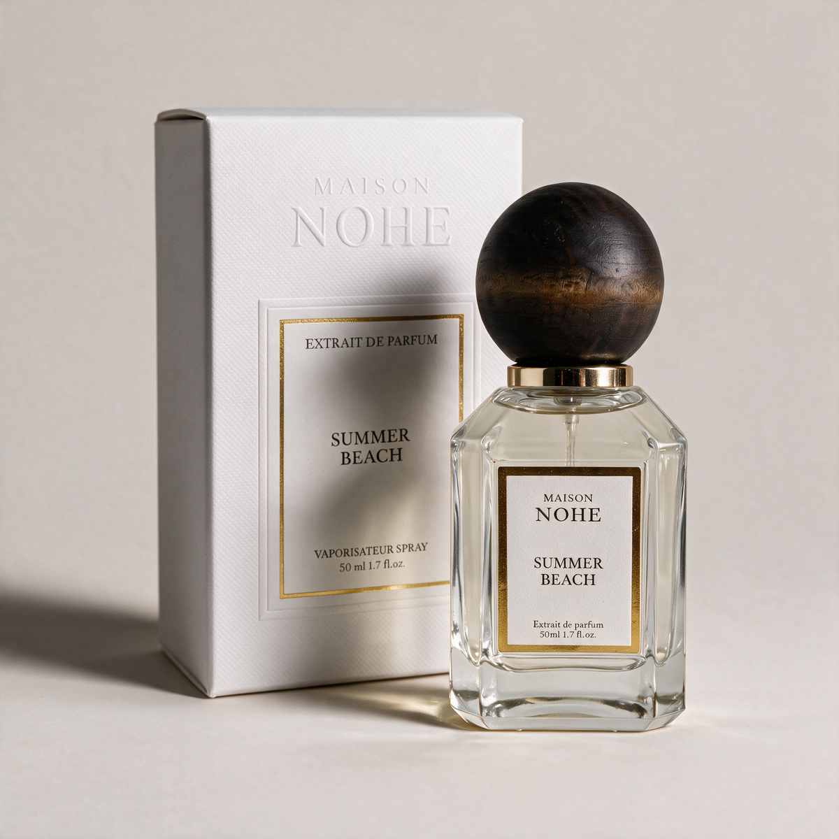 Summer Beach, Maison Nohe, flacon 50 ml et son coffret