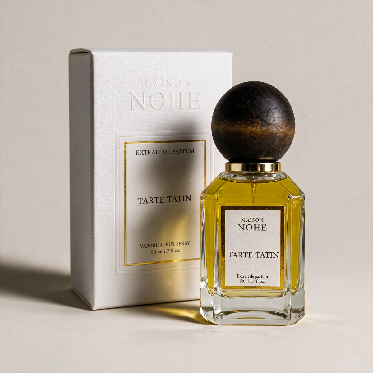 Tarte Tatin, Maison Nohe, flacon 50 ml et son coffret