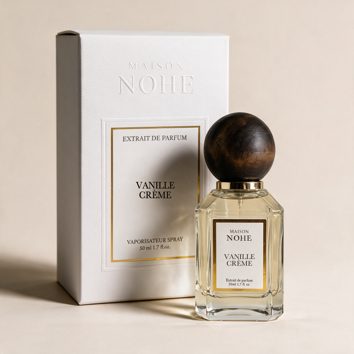 Vanille Crème et son coffret